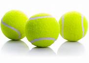 Lot de 3 balles de Tennis